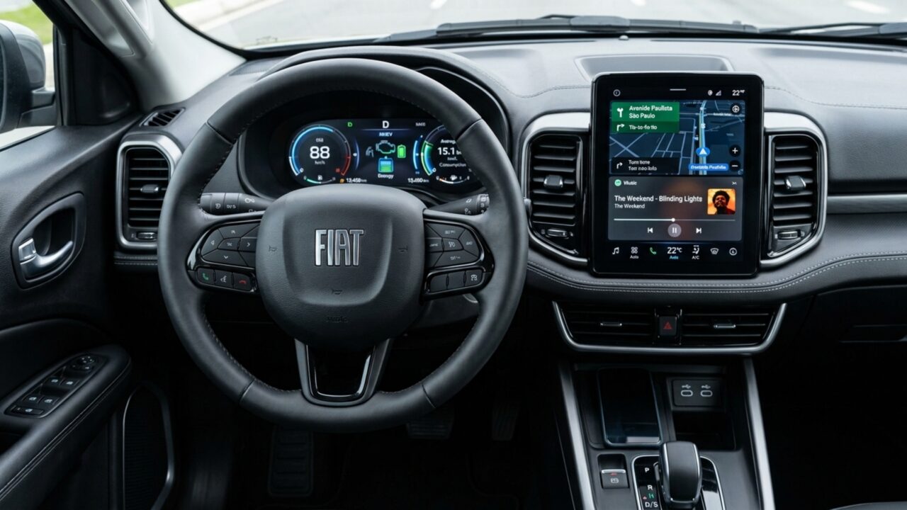 Fiat transforma Toro em híbrida para economizar até 12% de combustível sem precisar colocar a picape na tomada