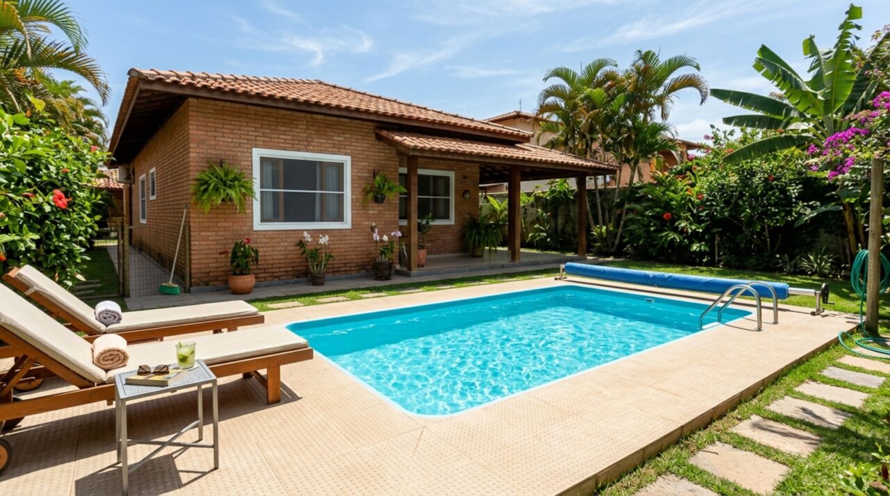 Quanto custa e em quanto tempo você consegue construir uma piscina pequena no quintal para aproveitar o verão de 2027 com a família?