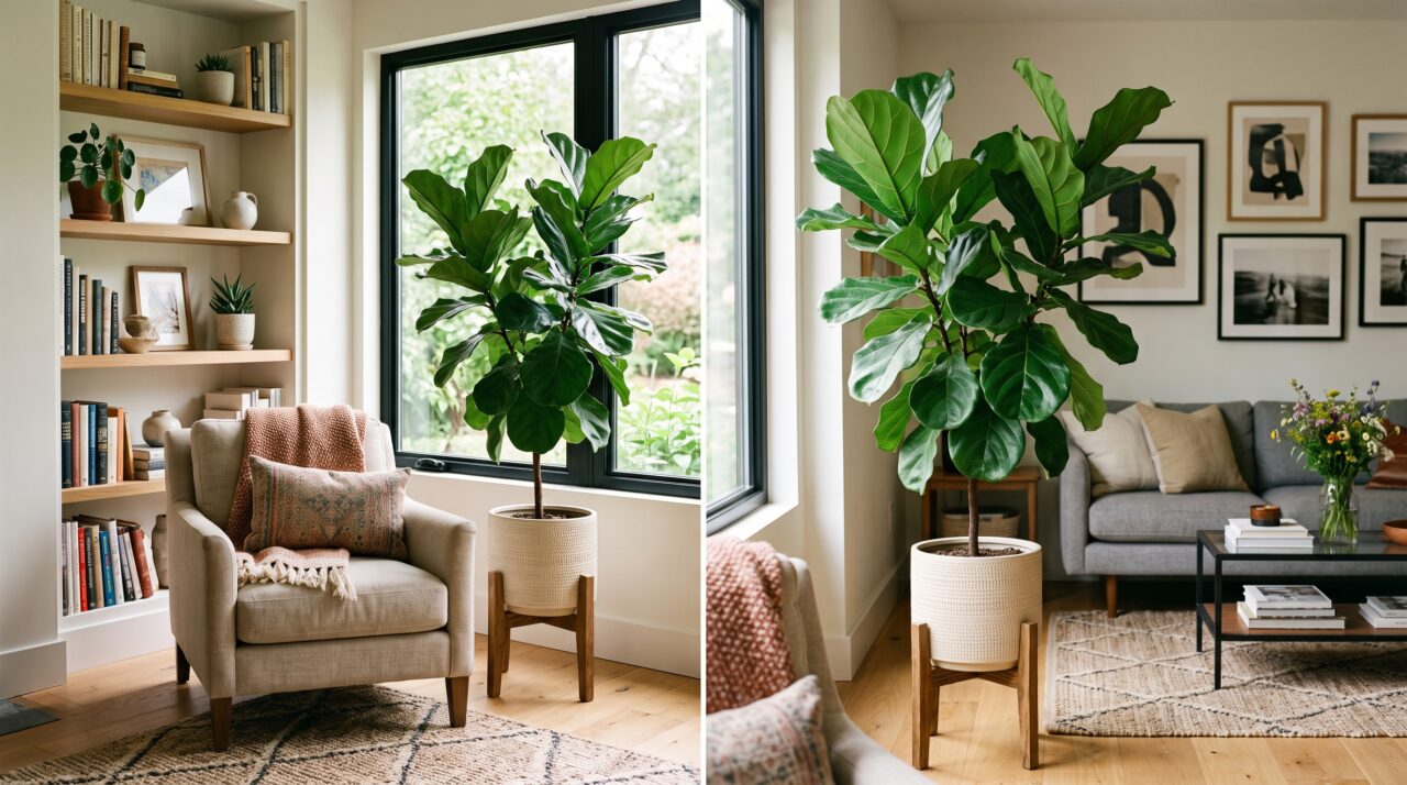 Como cultivar e cuidar da Ficus Lyrata dentro de casa.