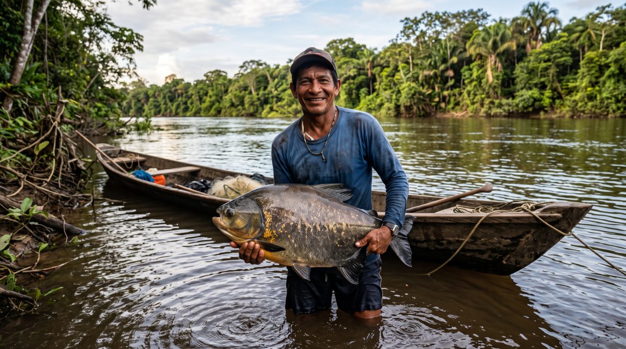 Um peixe que alimenta comunidades da Amazônia há gerações está agora oficialmente ameaçado no Brasil, e uma projeção de queda de 43,4% em sua população desencadeou uma corrida para proteger o tambaqui selvagem sem comprometer os meios de alimentação locais
