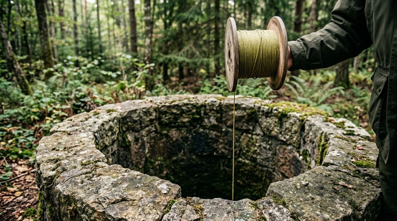 O experimento com quilômetros de linha de pesca para tentar medir a profundidade