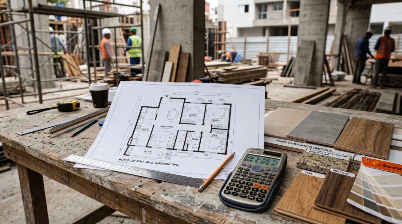 Acabamentos, terreno e imprevistos mudam o custo de uma casa de 80 m²: quanto fica o valor final?