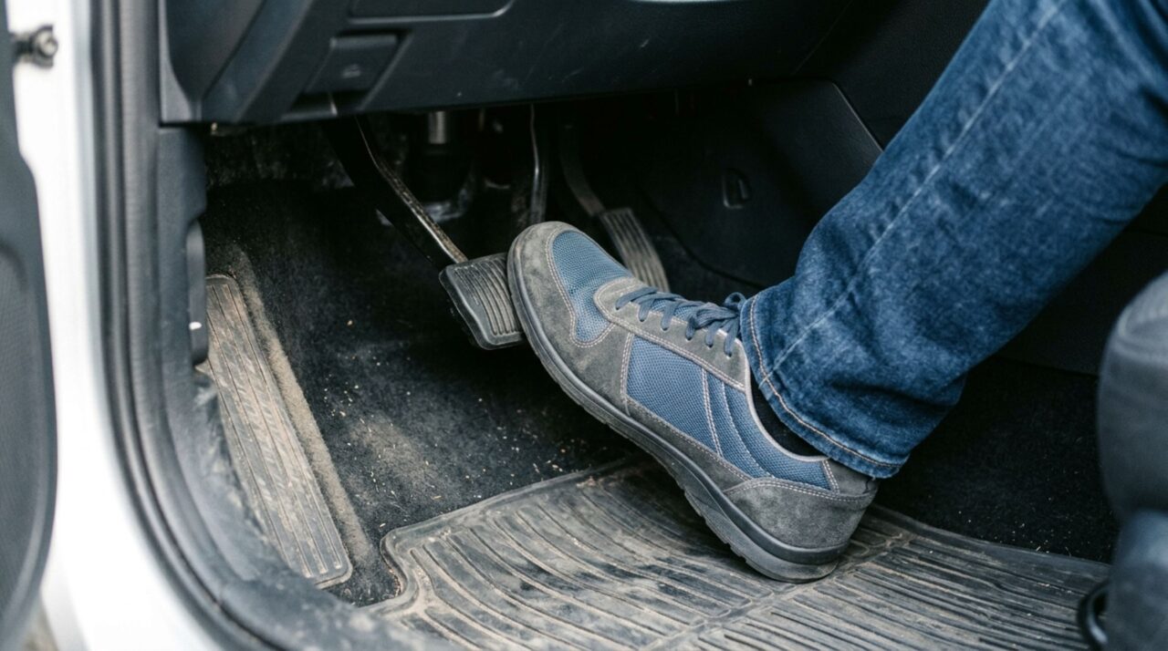 Motorista é multado por dirigir usando chinelo solto e descobre que o problema não é o chinelo, mas se o calçado fica firme nos pés