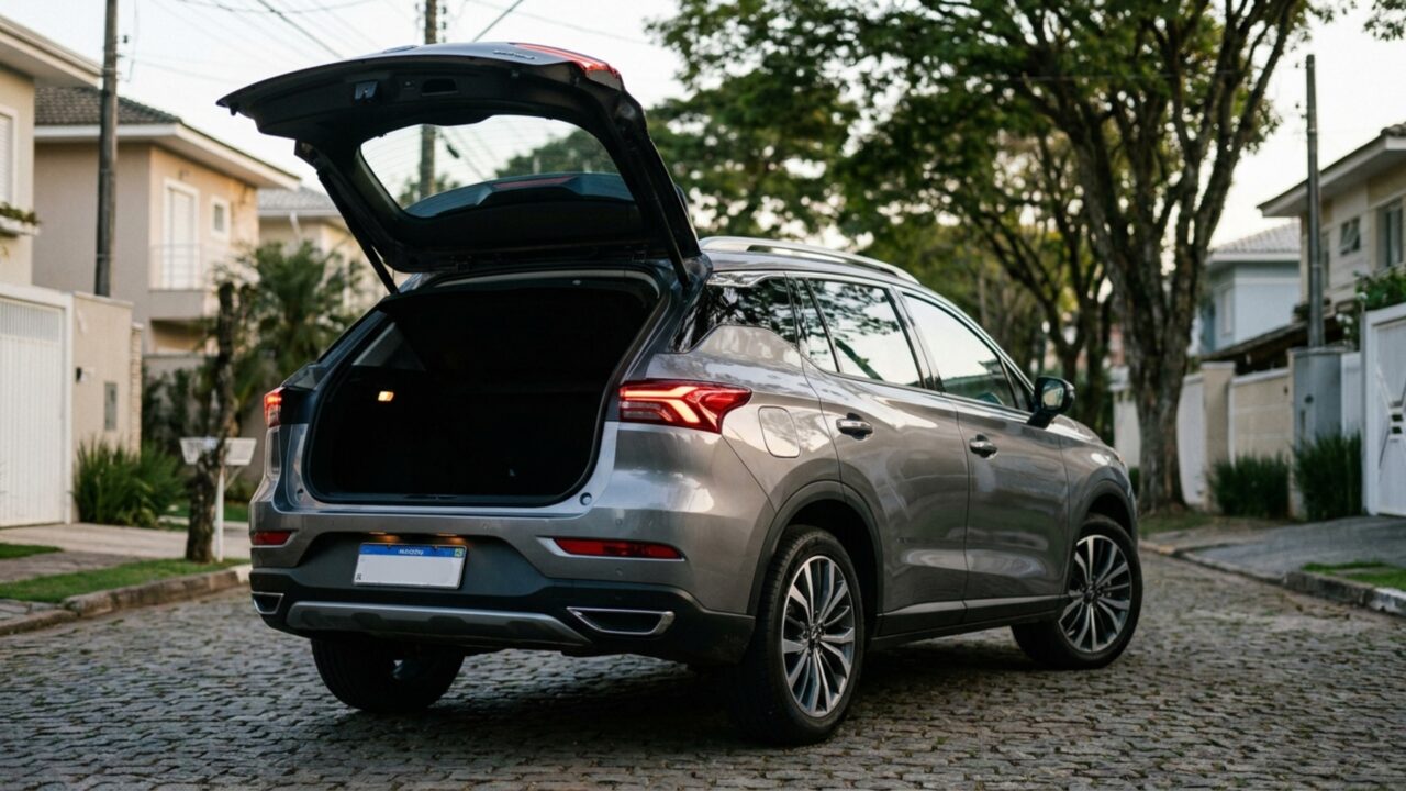 Porta-malas de 638 litros e potência combinada de 235 cv acompanham este SUV híbrido que faz 14,1 km/l na cidade