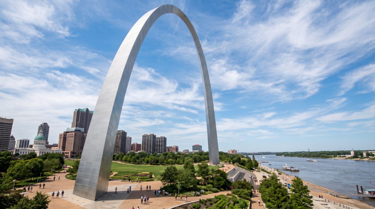 Gateway Arch e sua engenharia contra desastres