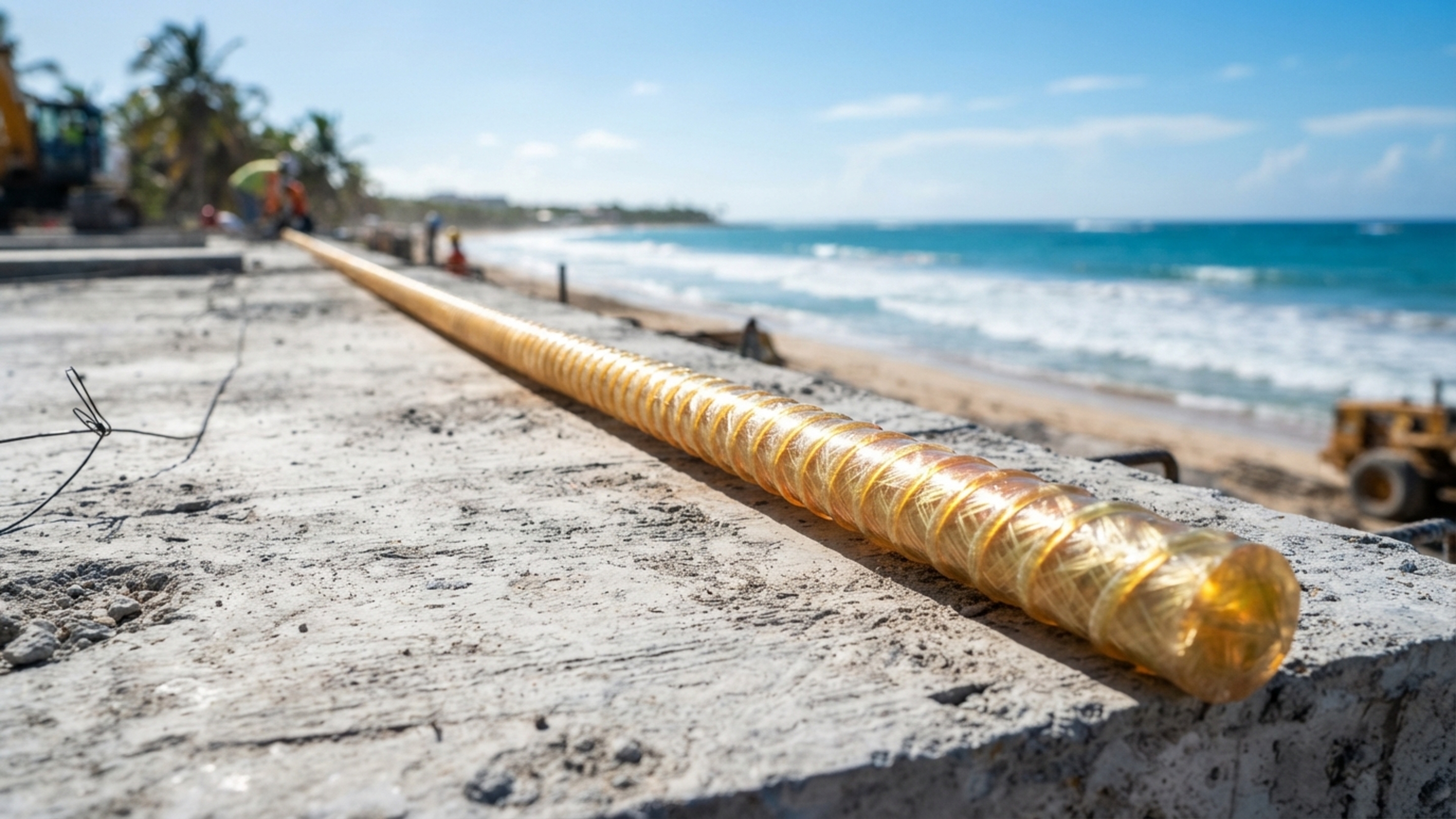 O novo vergalhão de fibra de vidro que é 4 vezes mais leve que o aço, nunca enferruja e está barateando obras perto da praia - QTU Questões do Universo