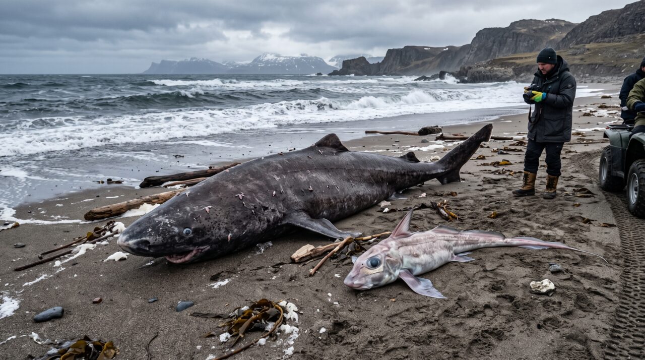 Um tubarão encontrado morto em uma costa irlandesa deixou os cientistas perplexos: ele podia ter apenas 150 anos sem ter atingido a maturidade, sendo que sua espécie pode viver 400 anos