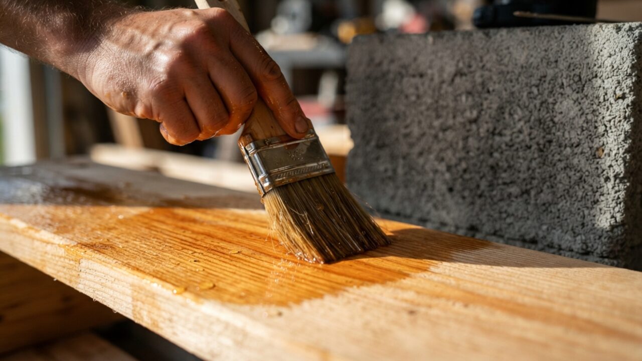 Dona de casa transforma quintal de terra em área gourmet de revista gastando apenas R$ 3.500 com pallets e blocos de concreto estrutural