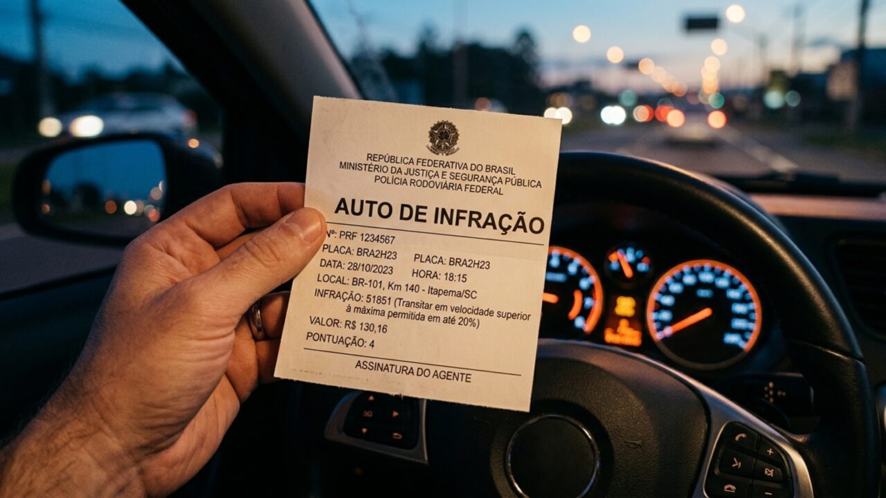 Motorista instala faróis de LED oferecidos pela própria concessionária e recebe multa em blitz porque alteração não aparece no documento do veículo