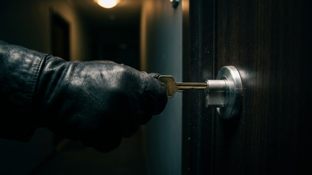 Inquilina instala câmera depois de encontrar objetos fora do lugar e grava proprietário entrando quatro vezes com uma chave reserva