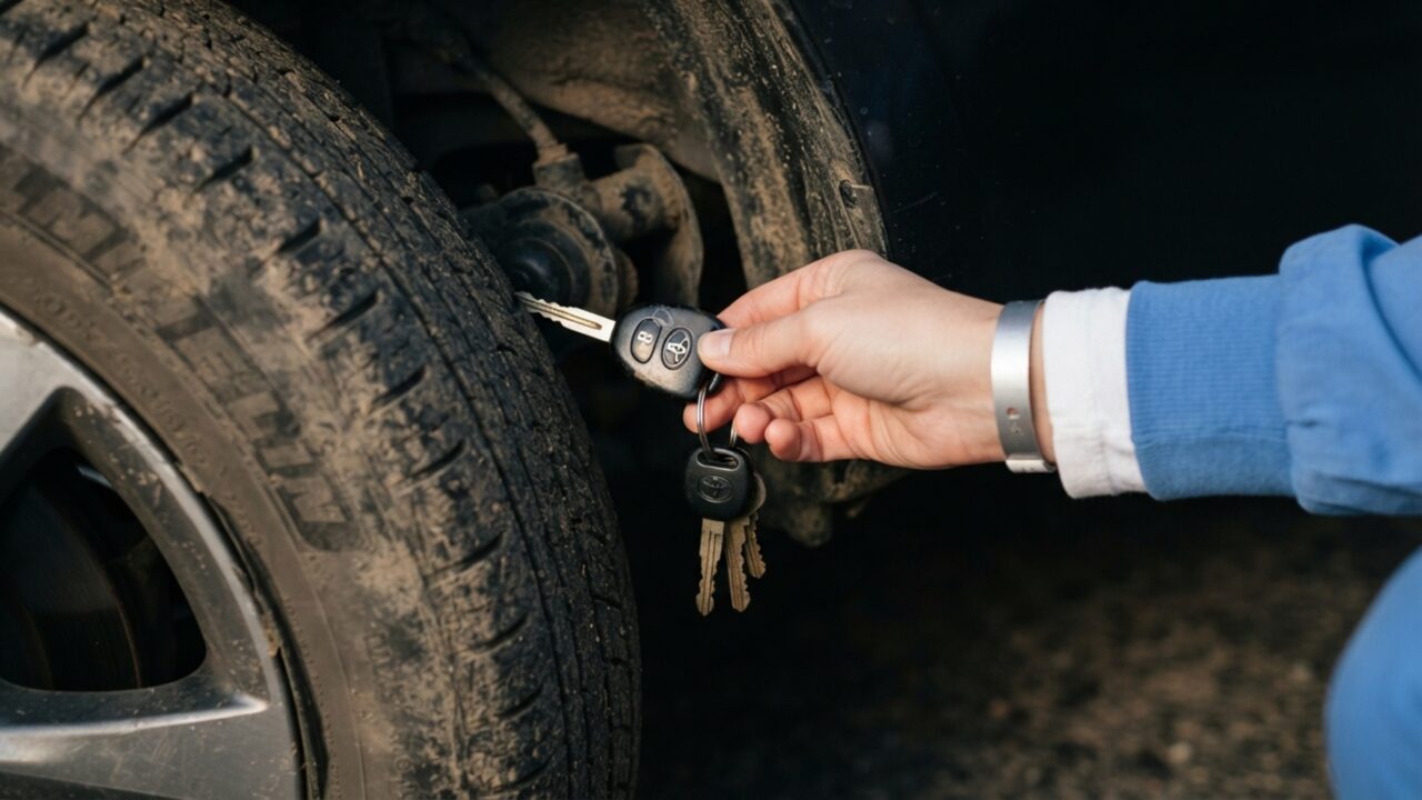 Funcionária de estacionamento percebe que o mesmo carro permanece na última vaga todas as noites, mas nunca vê ninguém chegando ou saindo, até que uma manhã encontra um bilhete preso ao volante