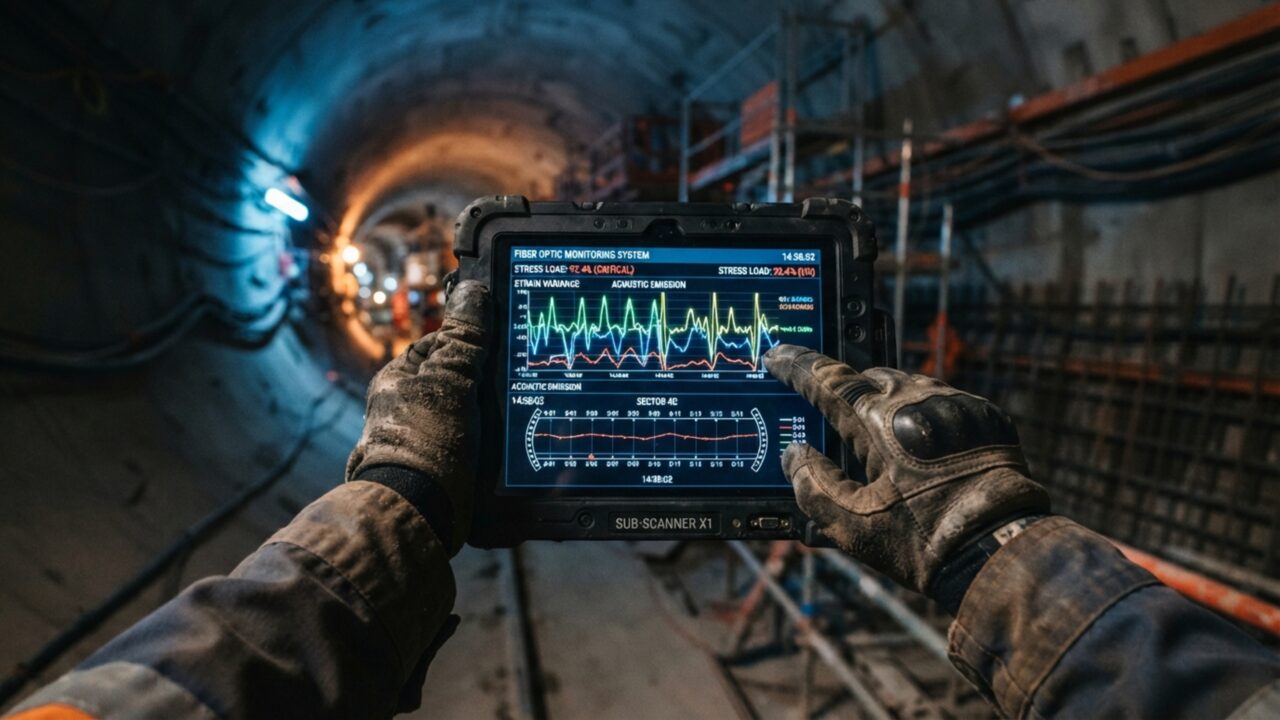 Túnel subterrâneo de 15 km usa 'tatuzão' de 120 metros para escavar 30 metros abaixo do nível do oceano
