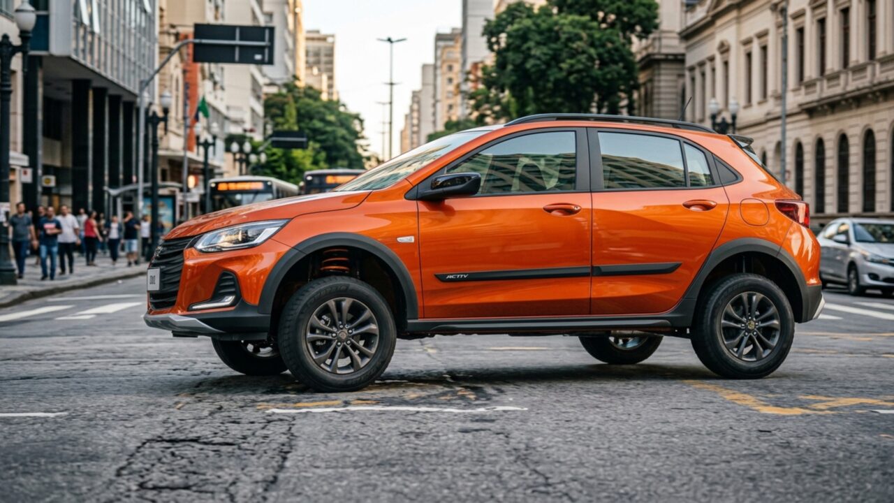 Hatch popular cresce quase 60 mm, ganha 201 mm de vão livre e muda pneus e suspensão para enfrentar ruas ruins
