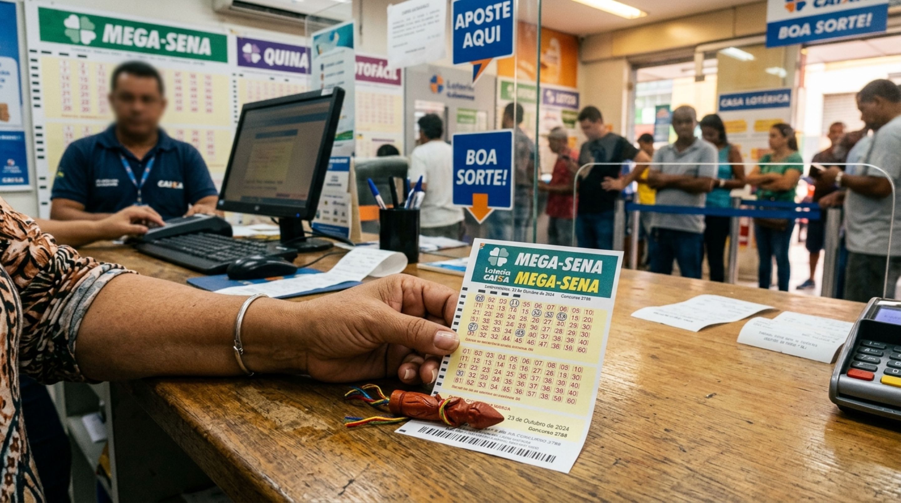 A psicologia afirma que pessoas que apostam sempre na mesma lotérica da Mega-Sena não encontraram um ponto mais premiado, mas construíram um ritual contra a incerteza