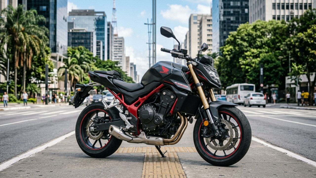 Honda coloca 69,3 cv em nova Hornet de R$ 53.694 com 5 modos de pilotagem e controle contra empinadas