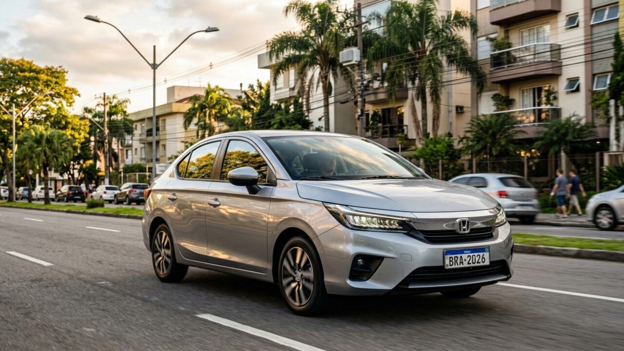 Sedã da Honda entrega 126 cv e coloca impressionantes 519 litros no porta-malas para bater de frente com SUVs familiares