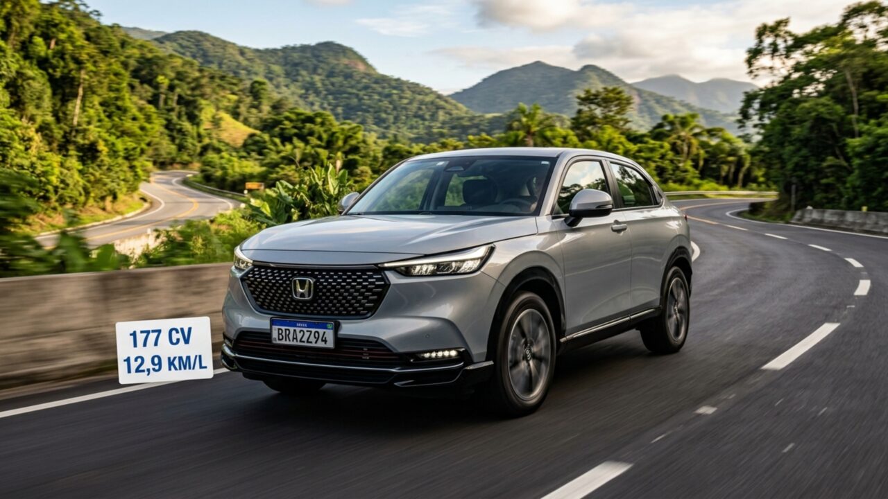 Honda coloca 177 cv em SUV com motor 1.5 turbo que ainda faz quase 13 km com 1 litro de gasolina na estrada