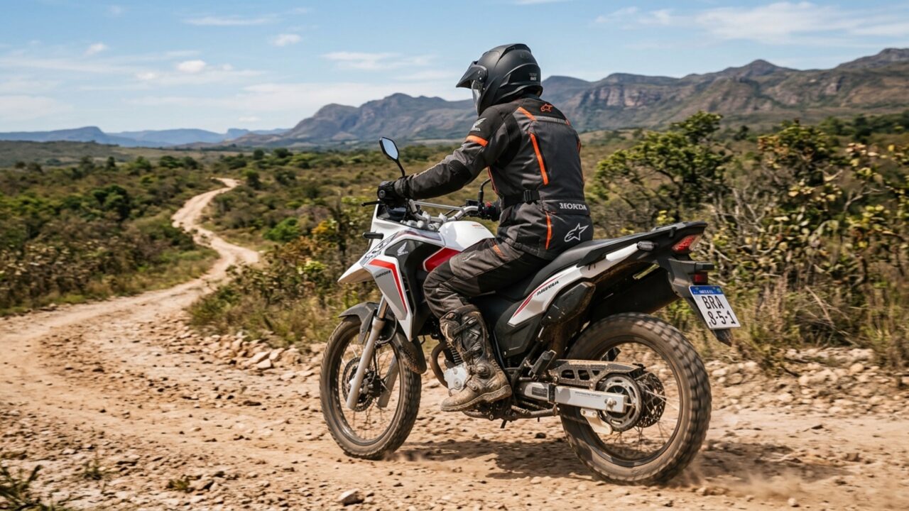 Honda coloca 25,2 cv e câmbio de 6 marchas em trail de R$ 31.855 que chega pronta para cidade e estrada