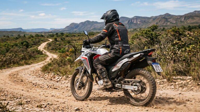 Honda coloca 25,2 cv e câmbio de 6 marchas em trail de R$ 31.855 que chega pronta para cidade e estrada