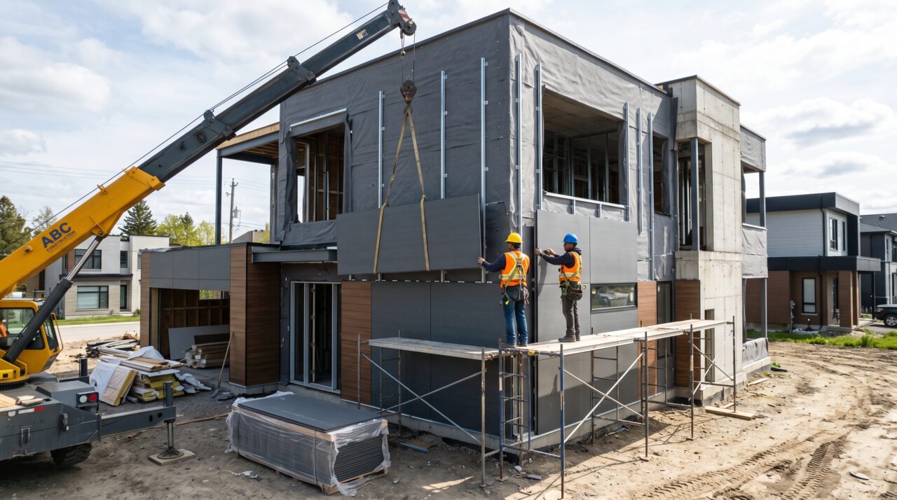 O sistema de fachada ventilada na construção civil.