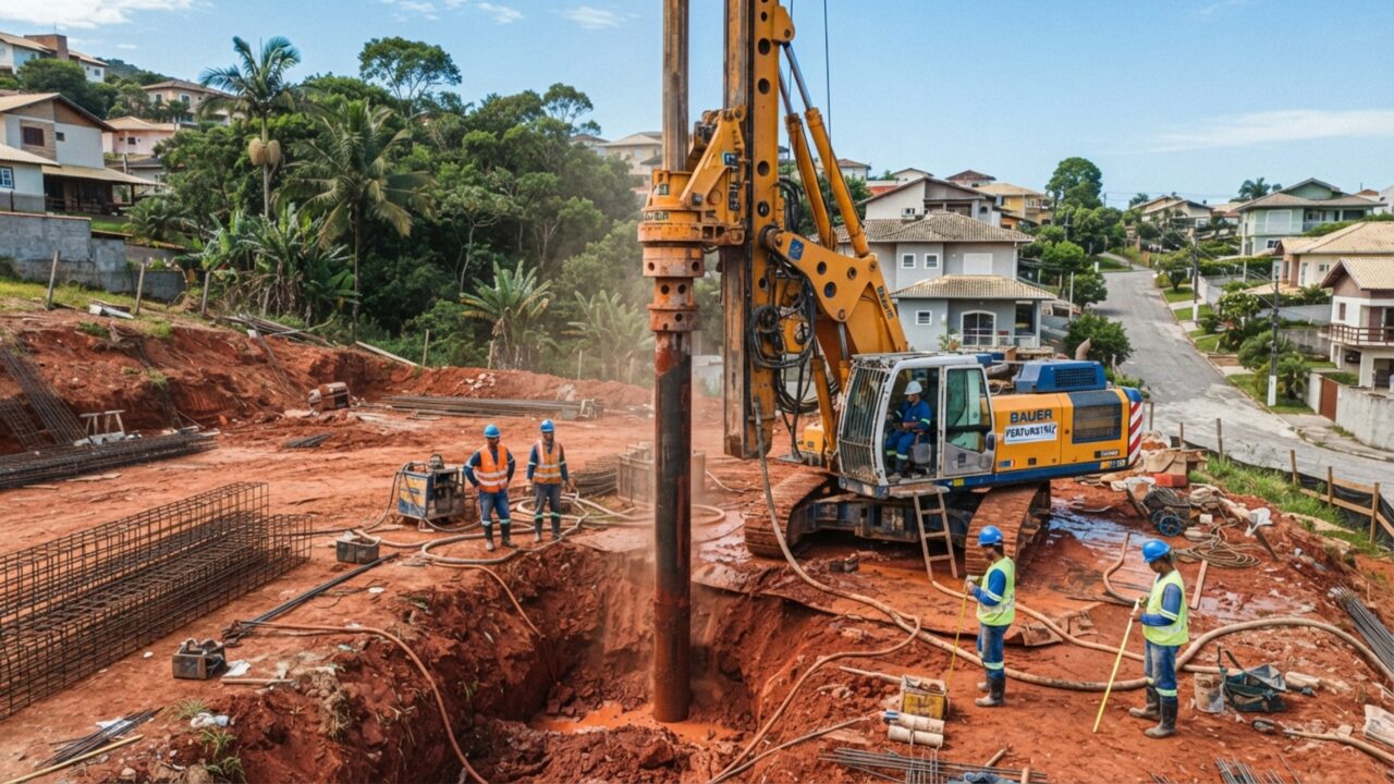 Qual a profundidade exata que as fundações de uma casa de dois andares precisam ter para garantir que o solo não ceda?