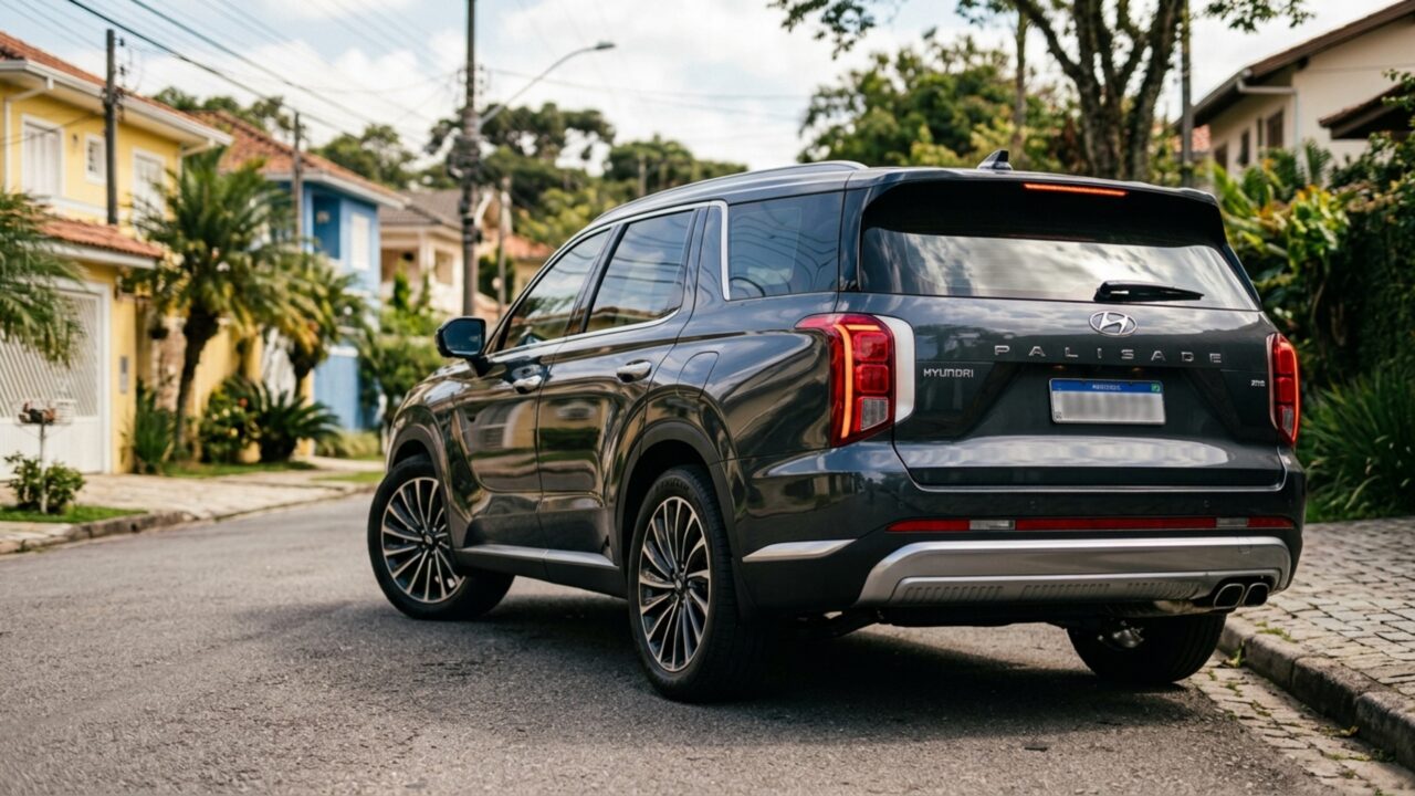 SUV de oito lugares leva 704 litros de bagagem, entrega 295 cv e usa câmbio automático de oito marchas com tração integral