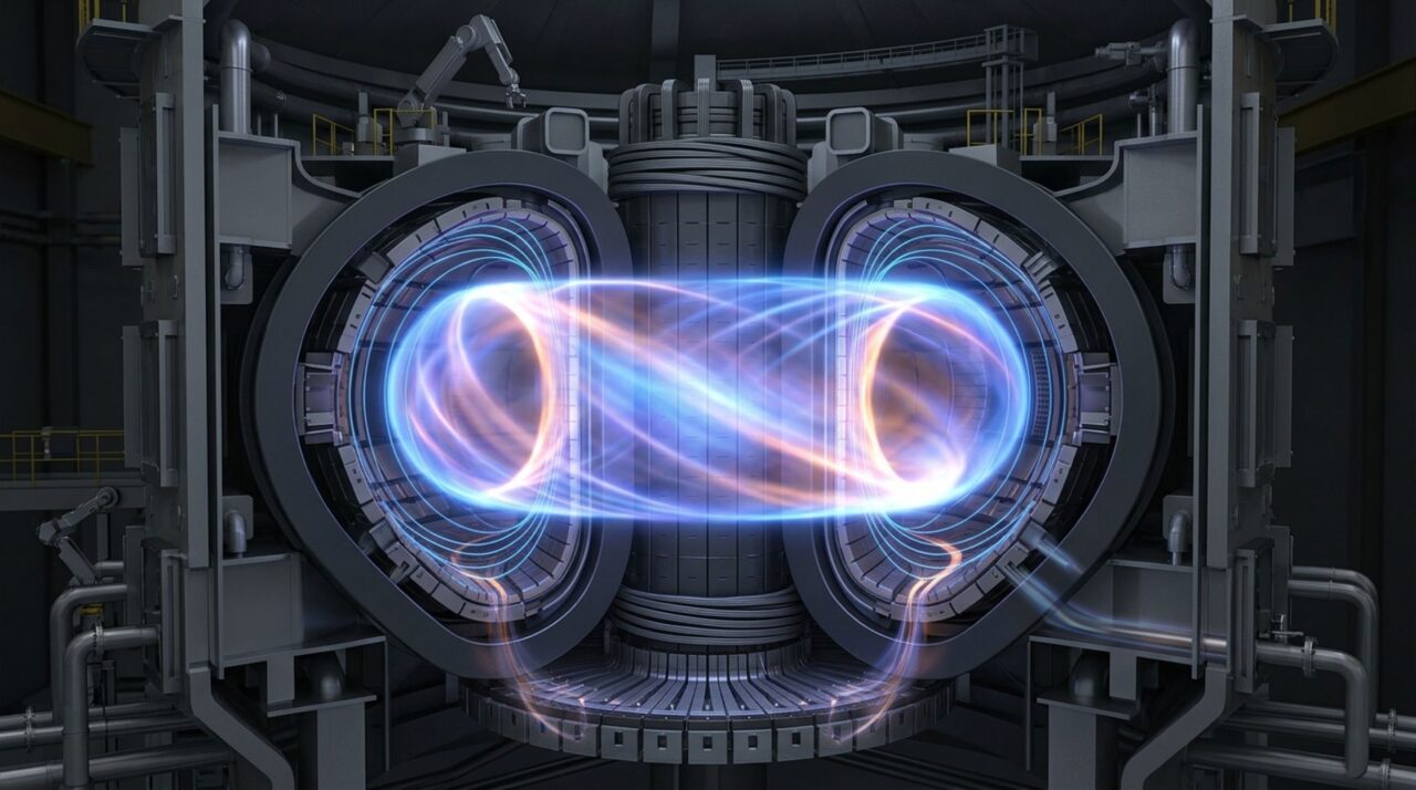 Como o reator ITER confina o plasma de fusão