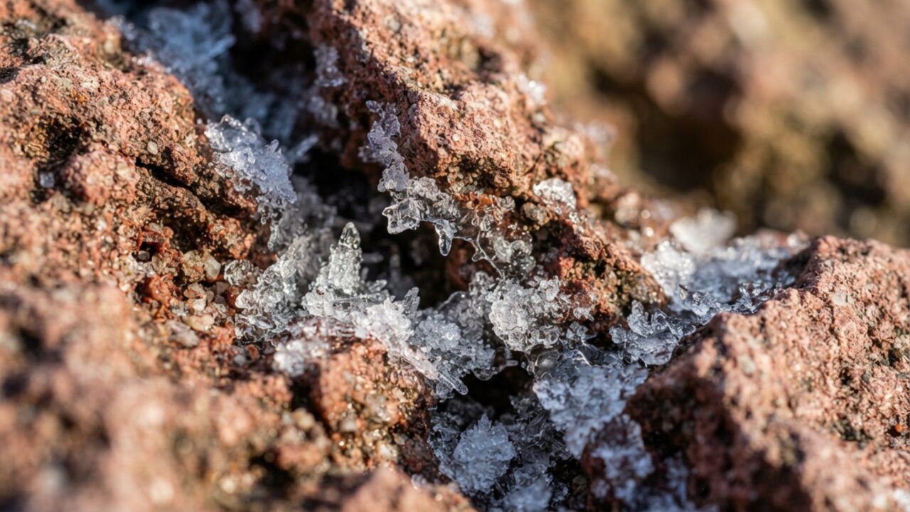 Água congela dentro das rachaduras mais de 170 noites por ano e ajuda a esculpir a maior concentração de hoodoos da Terra