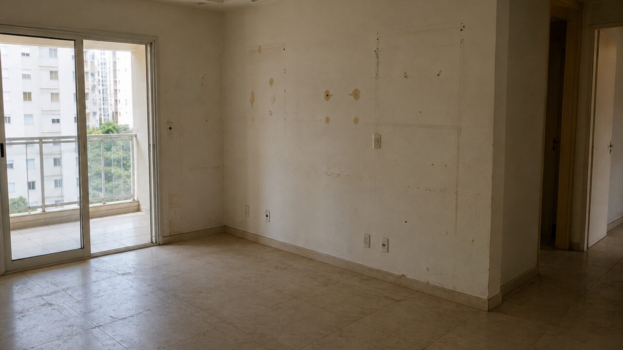 Comprador paga R$ 18 mil por móveis que permaneceriam no apartamento e encontra os cômodos vazios ao receber as chaves