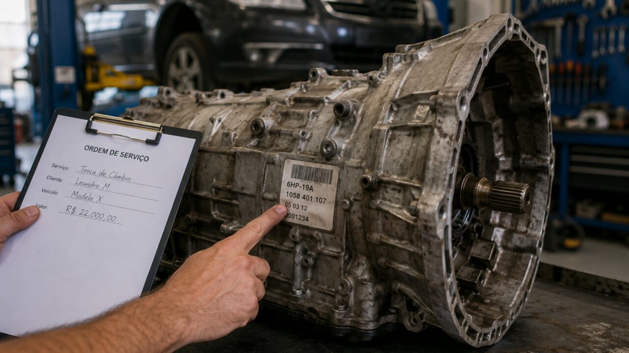 Oficina troca câmbio de R$ 22 mil e motorista descobre 600 quilômetros depois que peça instalada pertencia a outro modelo
