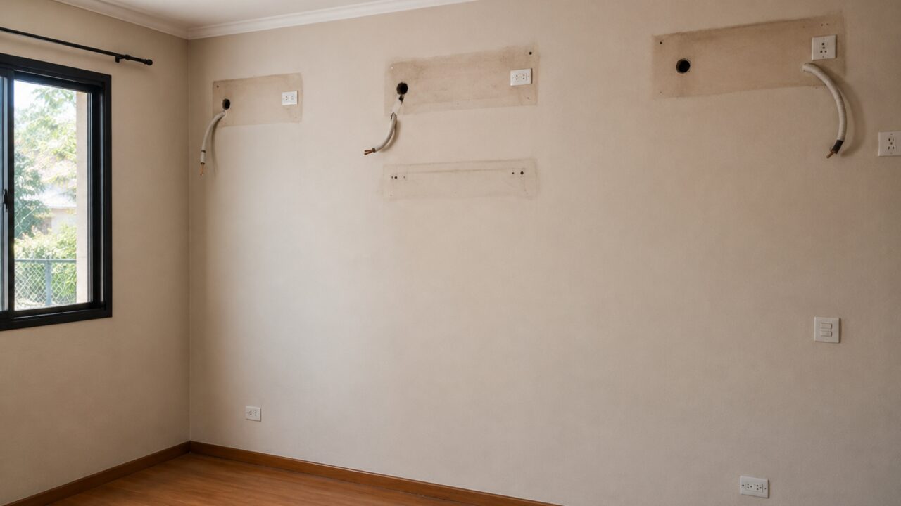 Família compra casa com três aparelhos de ar-condicionado e antigo proprietário retira todas as máquinas na véspera da entrega das chaves