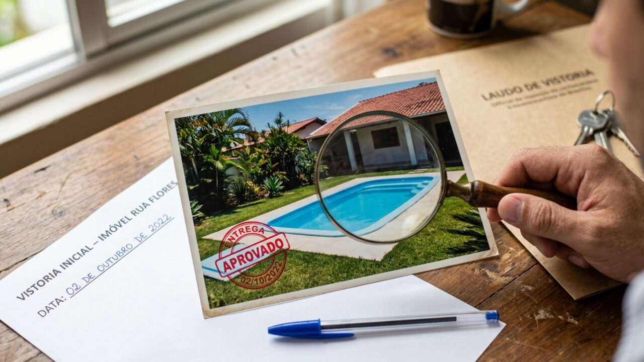 Proprietário aluga casa por imobiliária e descobre meses depois que piscina foi retirada do imóvel sem qualquer autorização