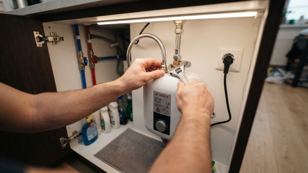 Torneiras gourmet com aquecedor elétrico instantâneo estão eliminando a necessidade de encanamentos complexos de água quente direto na planta