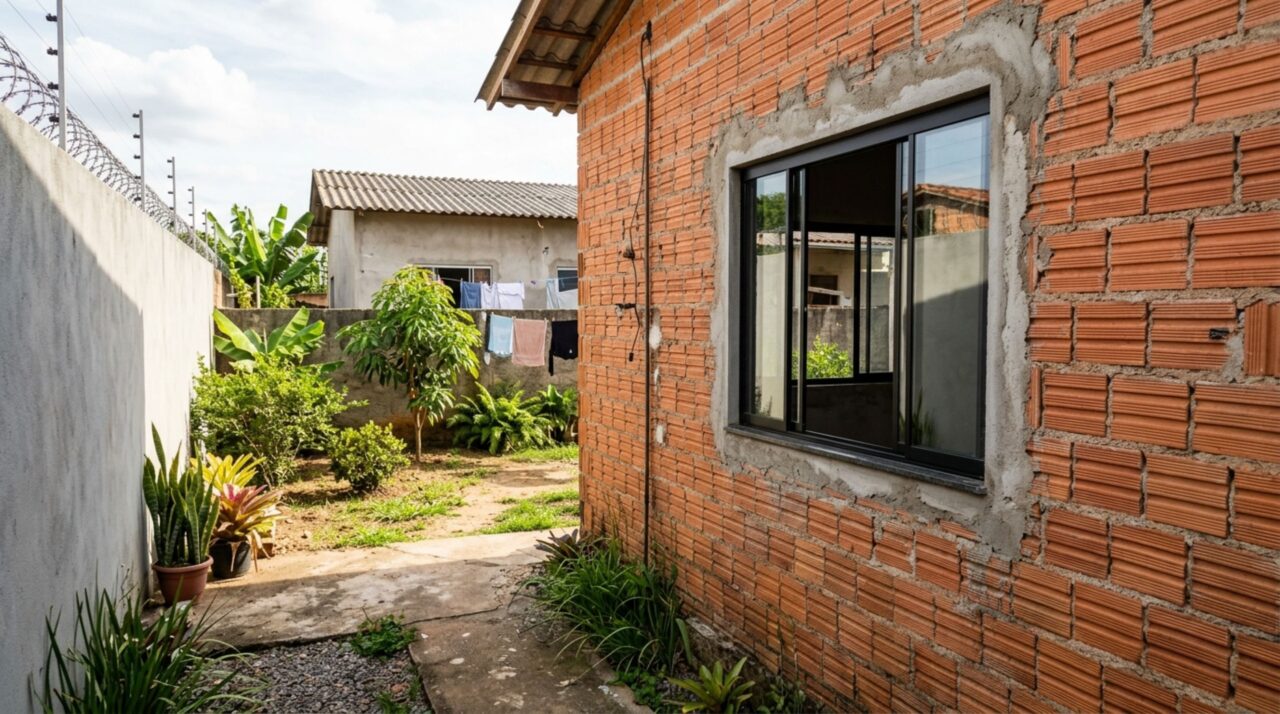Casal retorna de viagem e descobre que o vizinho abriu uma janela voltada para seu quintal durante reforma junto à divisa