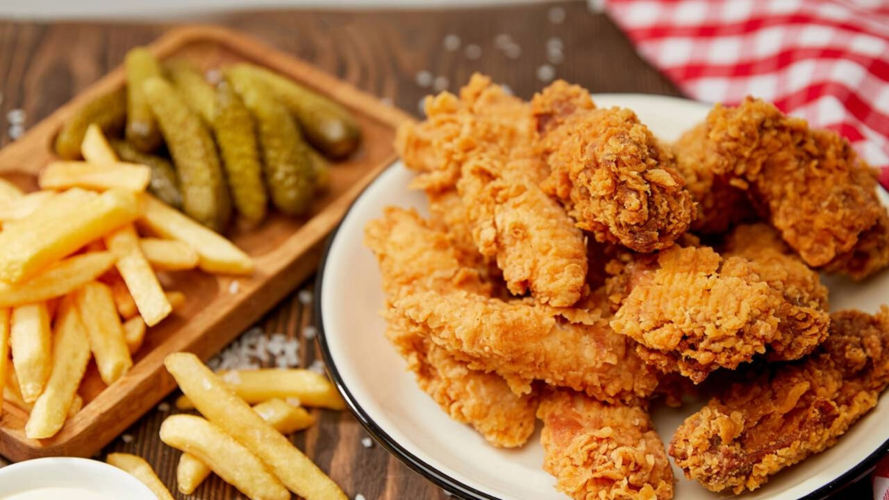Jordi Cruz, famoso chef espanhol O frango frito mais crocante não é feito com óleo, mas com 300 g de amido de milho, 300 g de farinha e 50 ml de vinagre