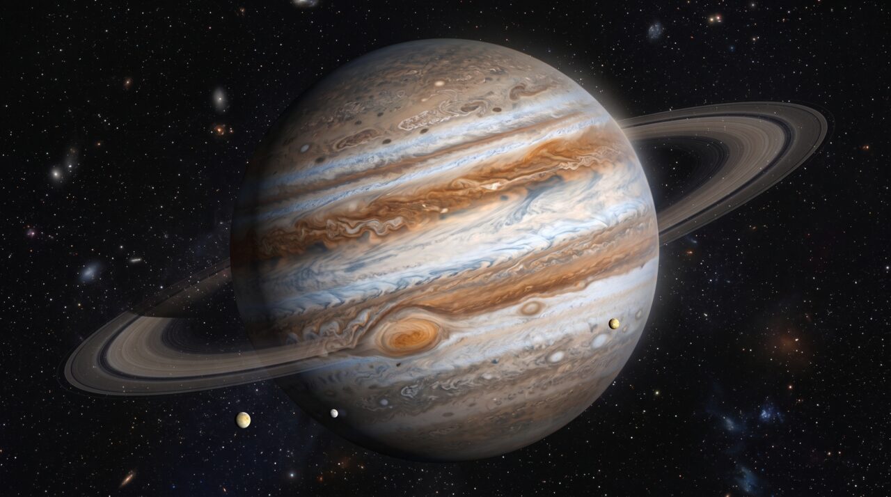 Descoberta do telescópio James Webb sobre uma forte corrente de jato em Júpiter.