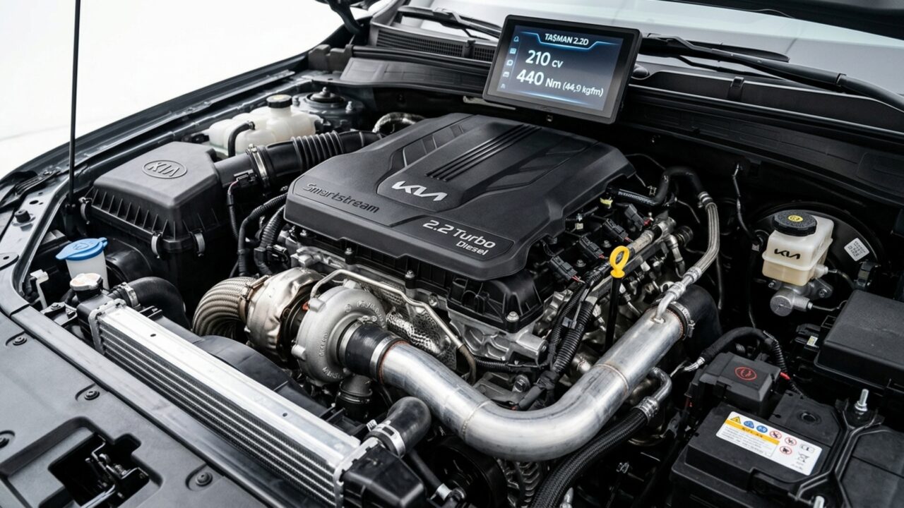 Picape inédita carrega uma tonelada, tem reduzida e sete modos de condução com motor diesel de 210 cv