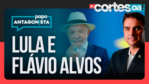 Lula e Flávio Bolsonaro concentram críticas de adversários durante sabatina de O Antagonista