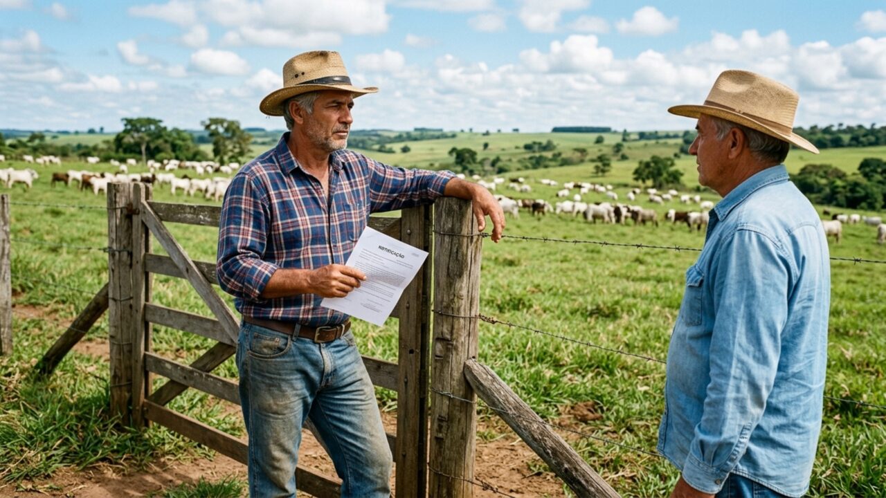 Agricultor permite que vizinho utilize parte do pasto gratuitamente por 15 anos e encontra resistência quando decide recuperar a área