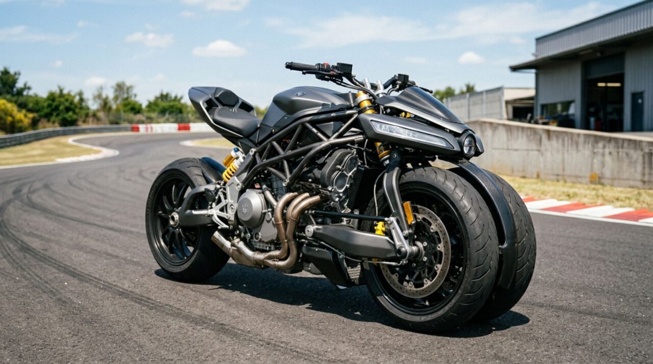 A moto monstruosa equipada com um motor de carro de Fórmula 1 que custa uma fortuna e passa dos 400 km/h