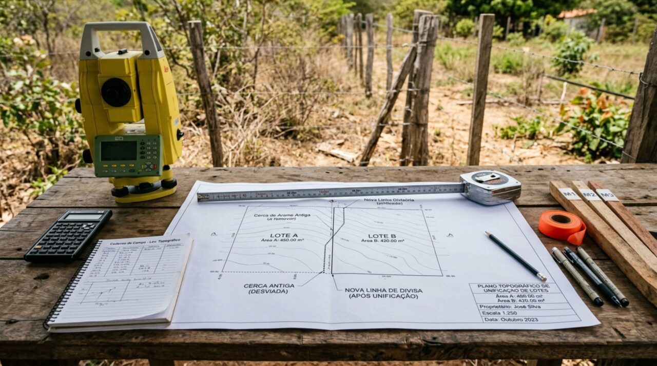 Proprietário compra lote vizinho para ampliar a casa, derruba a cerca e só durante a unificação descobre que as medidas dos imóveis não correspondem ao espaço que imaginava