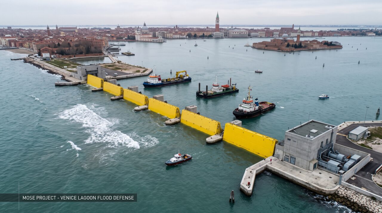 Projeto MOSE para a preservação de Veneza