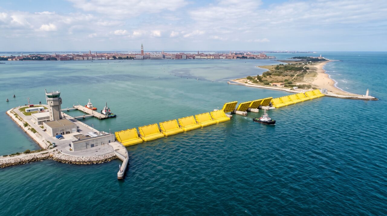 Projeto MOSE para a preservação de Veneza