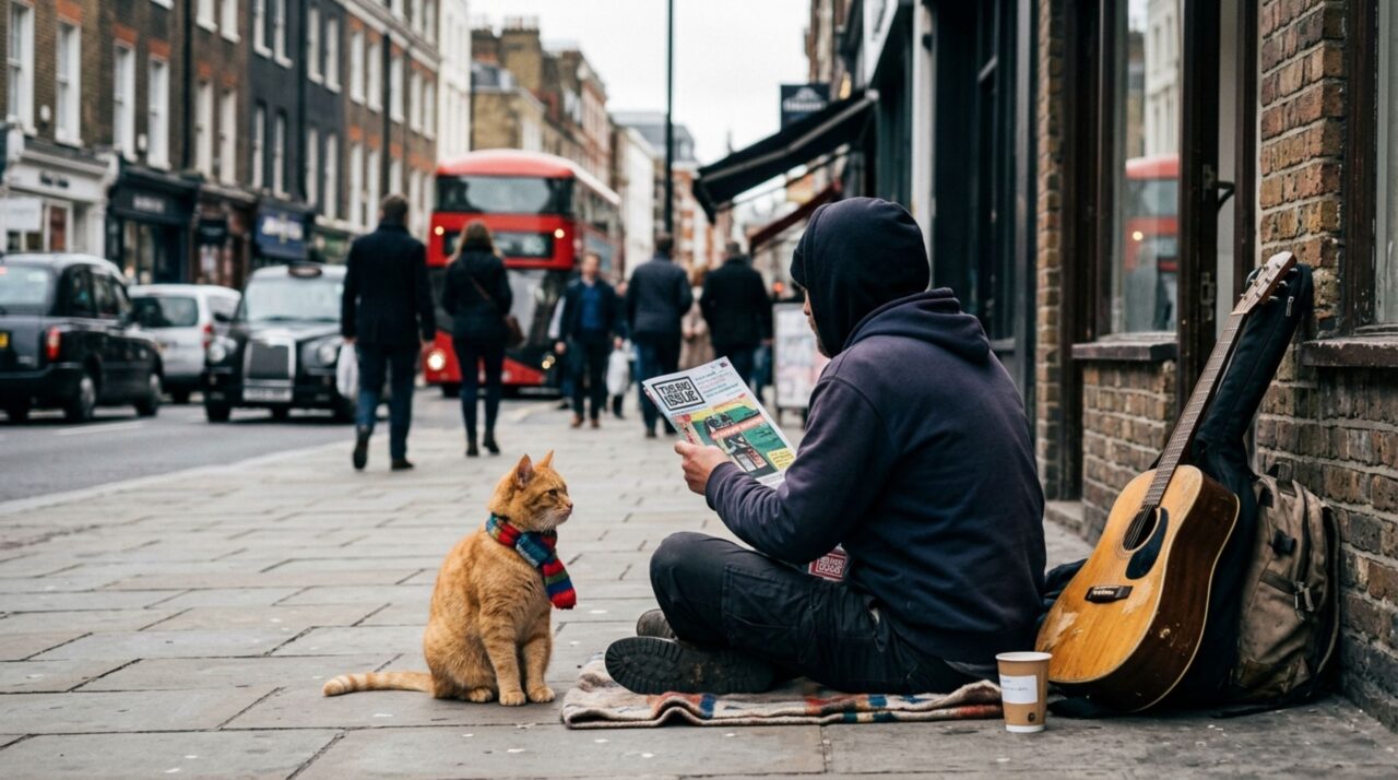 O jovem sem-teto britânico que vendia revistas nas ruas de Londres e virou autor de best-sellers internacionais