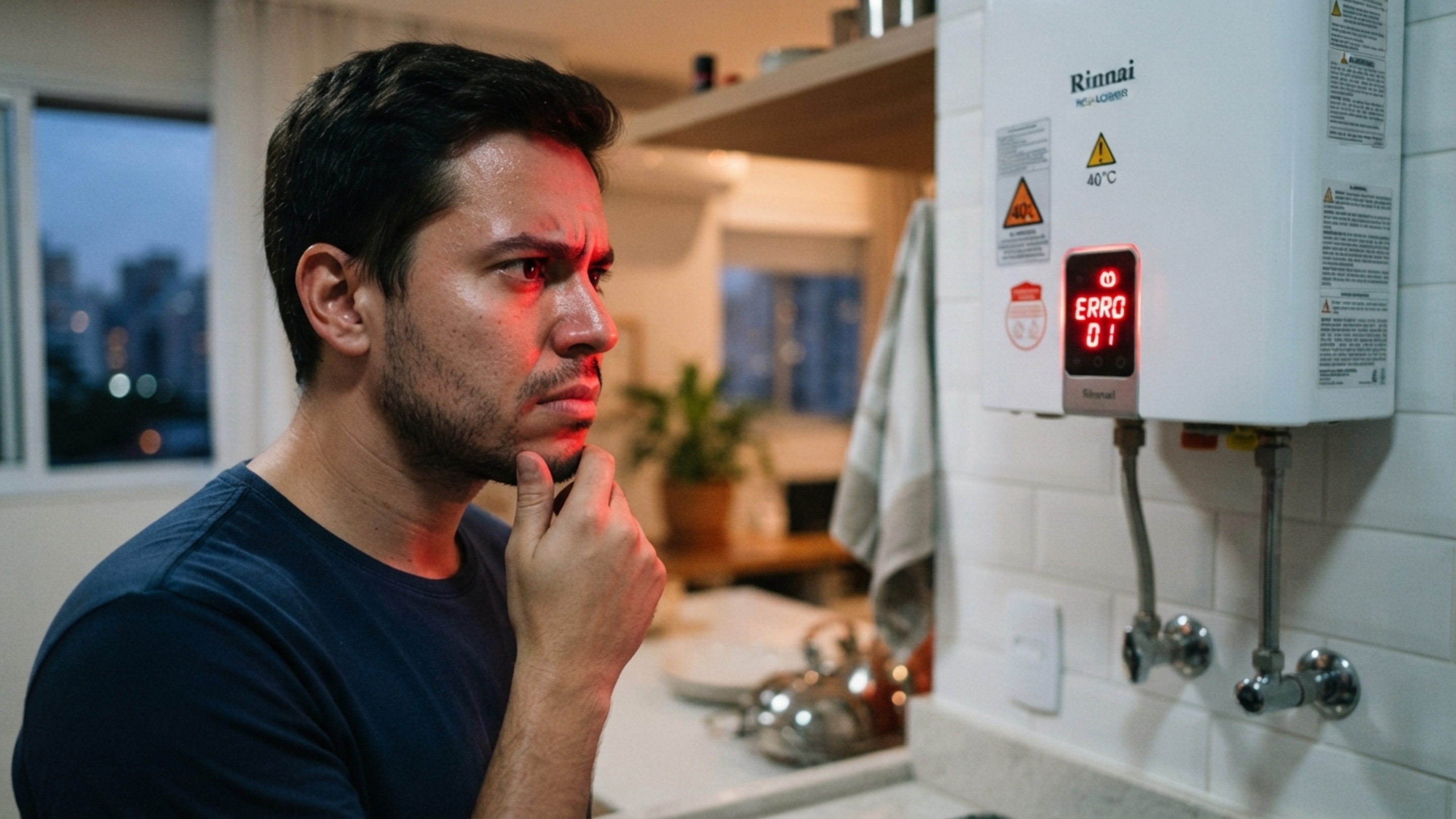 Morador compra aquecedor a gás digital com controle por voz de R$ 3.200, comando de voz sofre pane e aciona água fervente sozinho durante o banho, e fabricante culpa instabilidade na internet da residência - QTU Questões do Universo