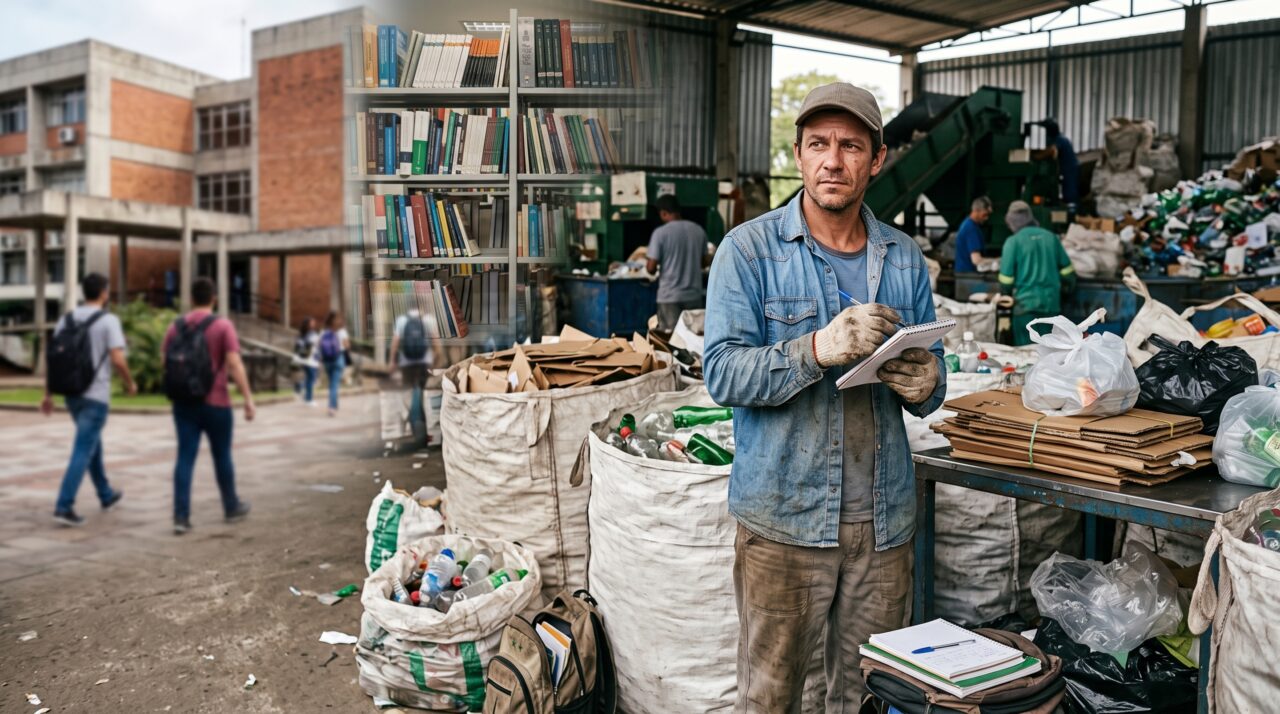 Catador que ficou 20 anos longe da escola voltou a estudar aos 34, concluiu ensino fundamental e médio pela EJA, entrou em Ciências Sociais na UFRGS e aos 43 anos defendeu o mestrado em Antropologia antes de ser aprovado no doutorado