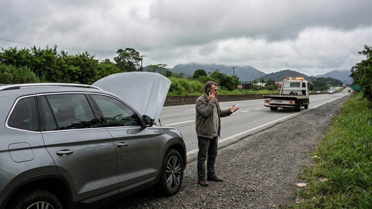 Motorista abastece carro em posto de estrada e descobre 18 quilômetros depois que frentista colocou diesel no tanque deixando um conserto de R$ 12 mil