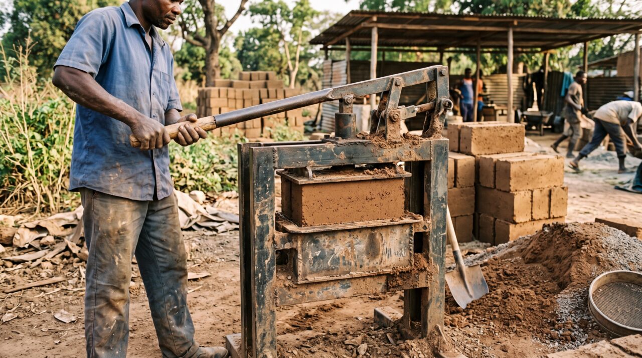 Fabricação e uso de blocos de terra comprimida (BTC) na construção civil