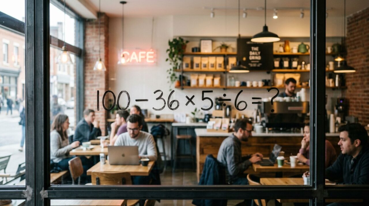 Você ainda sabe como resolver 100 − 36 × 5 ÷ 6 corretamente?