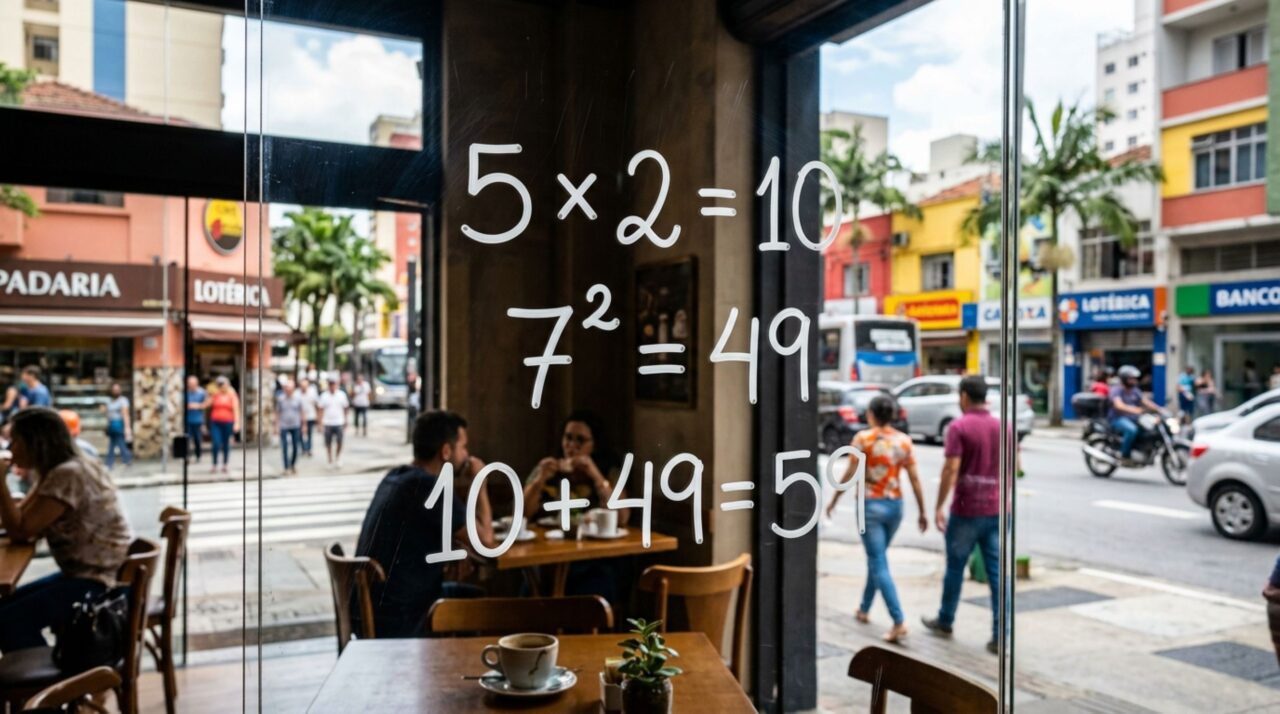O desafio 100 ÷ (5 × 2) + 7² testa sua atenção com três regras matemáticas